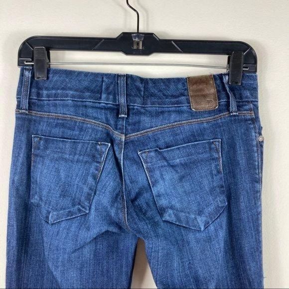Dylan George & Co Diane Flare Jeans Dark Wash Denim Women's 25x33 Low Rise Boho - Picture 6 of 12